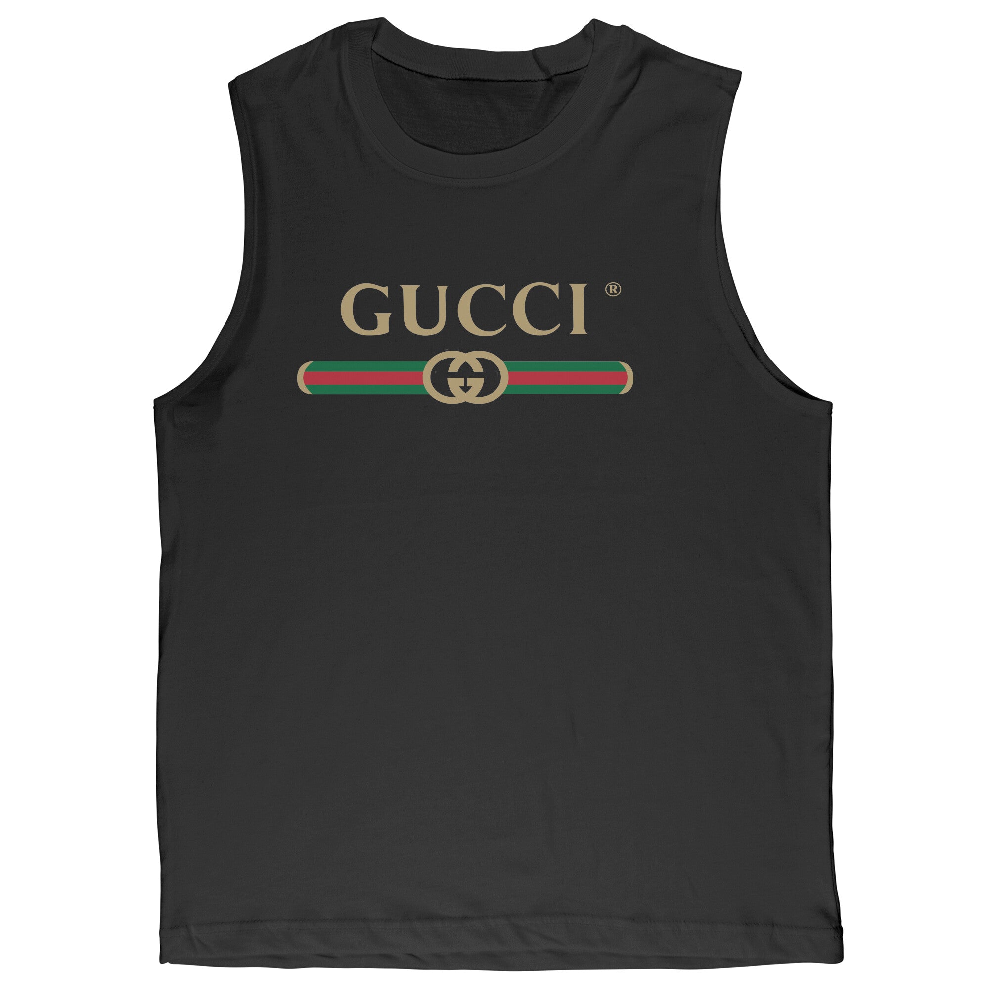 Gucci Logo Premium Canvas Muscle Tank - Welsmie