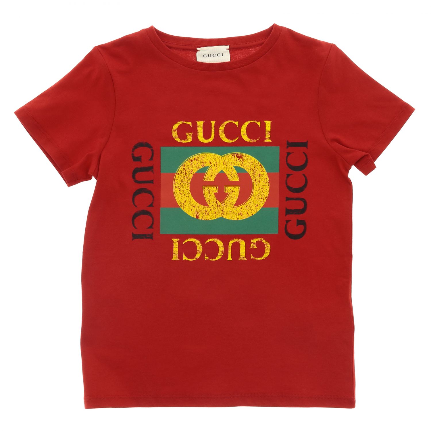 Gucci Vintage Red Logo T-Shirt – Welsmie
