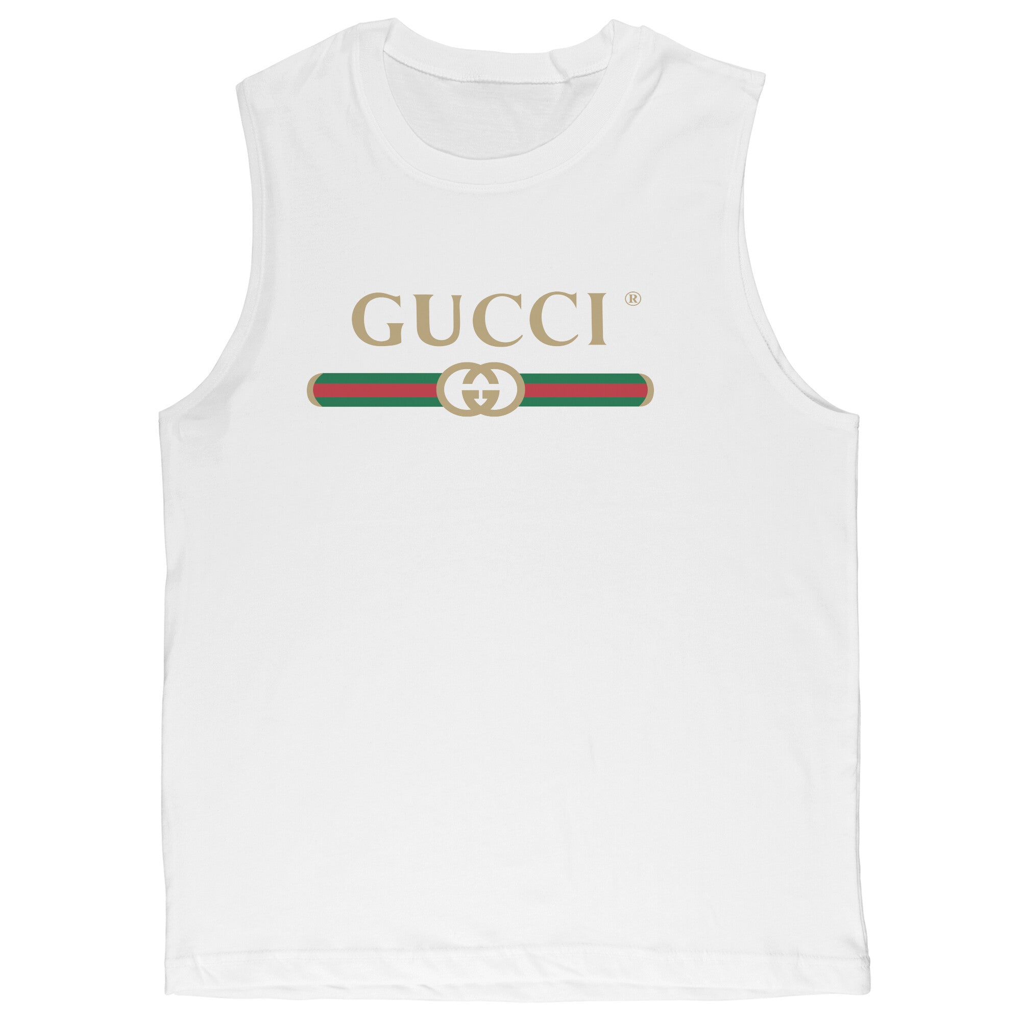 Gucci Logo Premium Canvas Muscle Tank - Welsmie